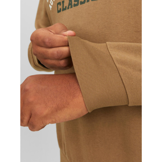 Jack & Jones Elogo Sweat Hoodie με μεταξοτυπία - Americano Brown