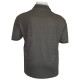 King size polo jacquard με τσέπη και κοντό μανίκι by Leo Collection - Echo Grey