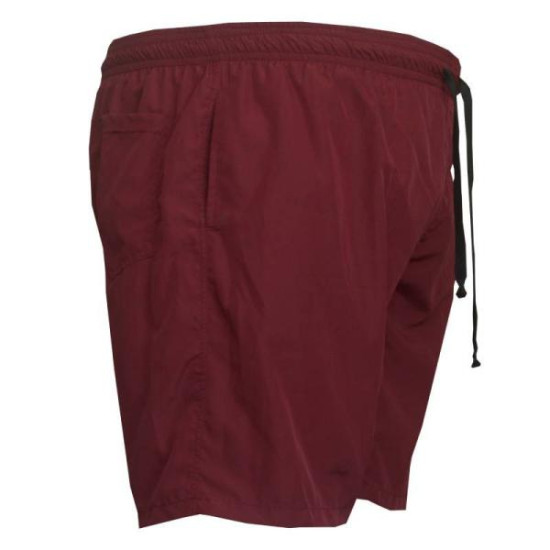 Μαγιό βερμούδα μονόχρωμη - Bordeaux