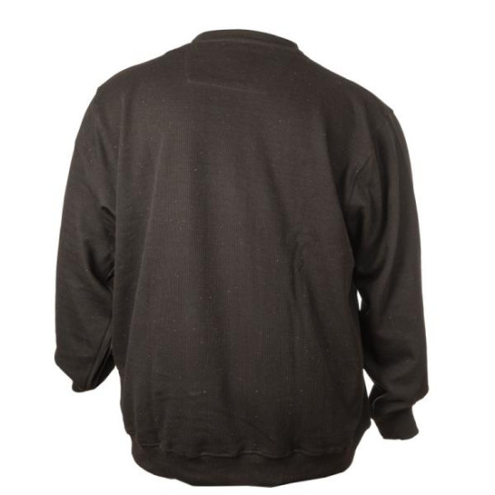 Μπλούζα λαιμόκοψη wool feel με patch - Coffee Brown Μπλούζα λαιμόκοψη wool feel με patch - Coffee Brown