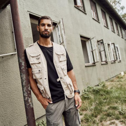 Γιλέκο μιλιτέρ χωρίς επένδυση - Beige