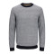 Πλεκτή μπλούζα με λαιμόκοψη,Billy Knit by Jack & Jones - Grey Melange