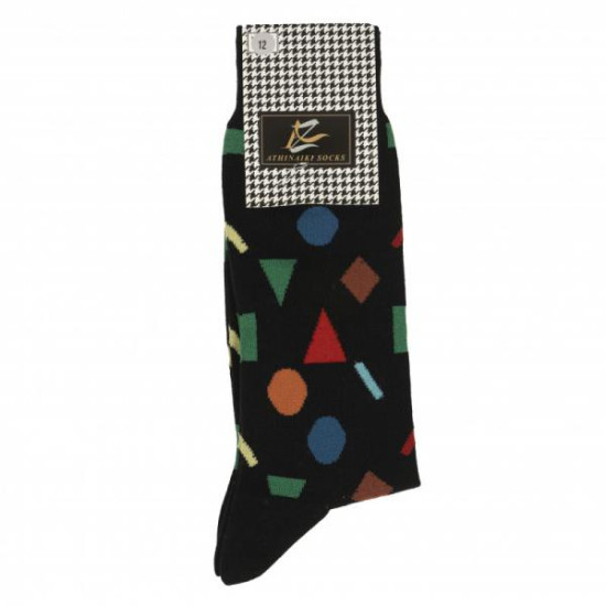 Βαμβακερή κάλτσα σχεδιαστή με ενίσχυση - Dark Blue