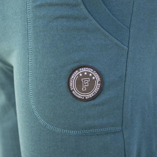 Παντελόνι φόρμας φούτερ με patch - ΠΕΤΡΟΛ