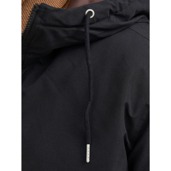 Jack & Jones Loop Parka Jacket - Black