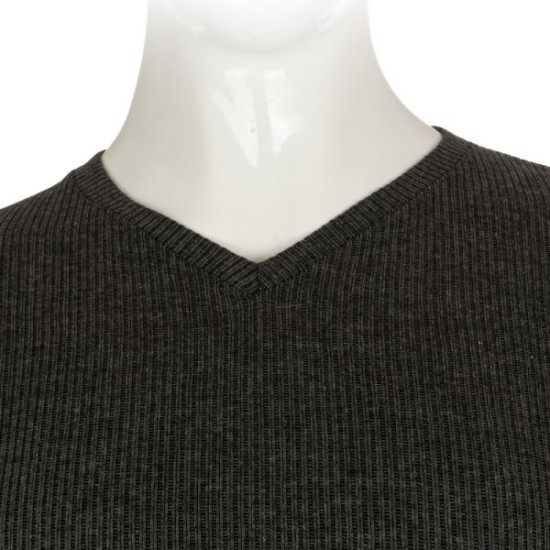 Πλεκτή μπλούζα βε μονόχρωμη - Faded Grey