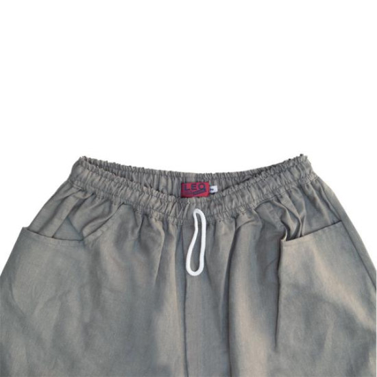 Λινό σαλβάρι με λάστιχο στην μέση - ΛΑΔΙ