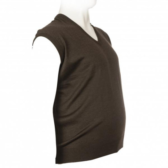 Καζάκα μάλλινη με βε - Coffee Brown