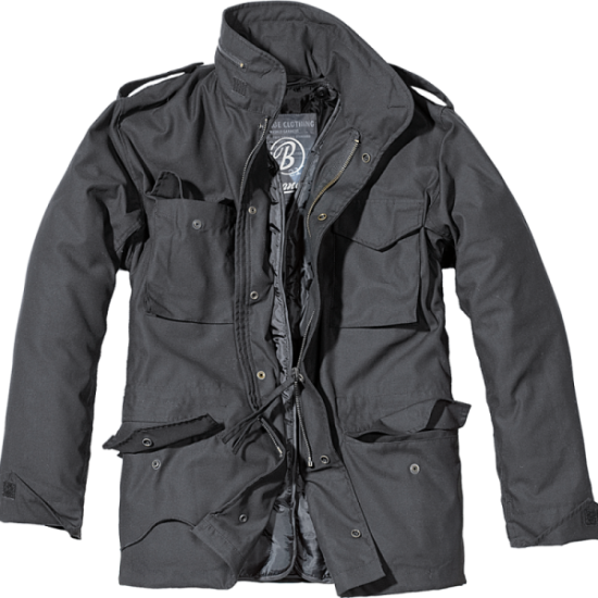 Military Jacket M65 by Brandit - Coal Black