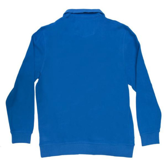 Polo selanik με φερμουάρ και patch - ΜΠΛΕ ΡΟΥΑ