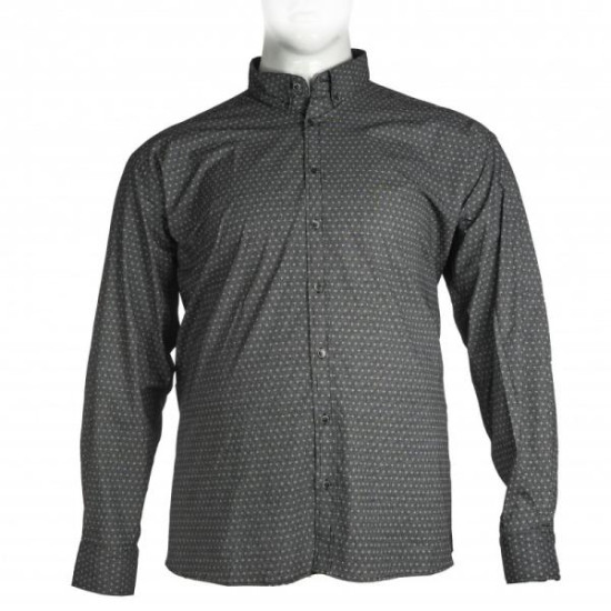 Πουκάμισο ελαστικό σχεδιαστό - Black/Slate Grey