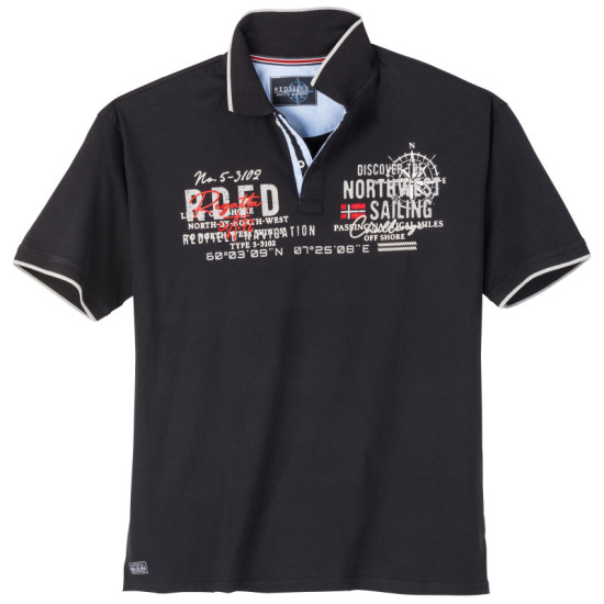 Βαμβακερό King Size Jersey Polo 