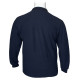 Βαμβακερή Polo wool feel με κέντημα στο στήθος by Leo collection - NAVY BLUE