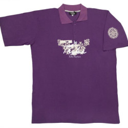 Polo μακό με μεταξοτυπία - .ΜΩΒ. Polo μακό με μεταξοτυπία - .ΜΩΒ.