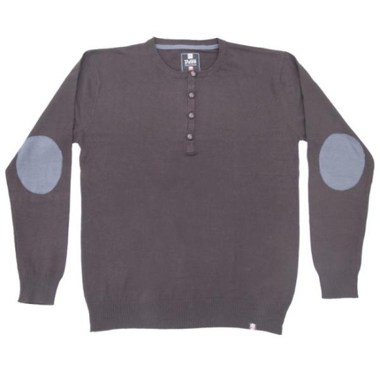 Μπλούζα πλεκτή βαμβακερή με κουμπιά 