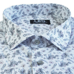 Digital print ελαστικό μακρυμάνικο πουκάμισο 