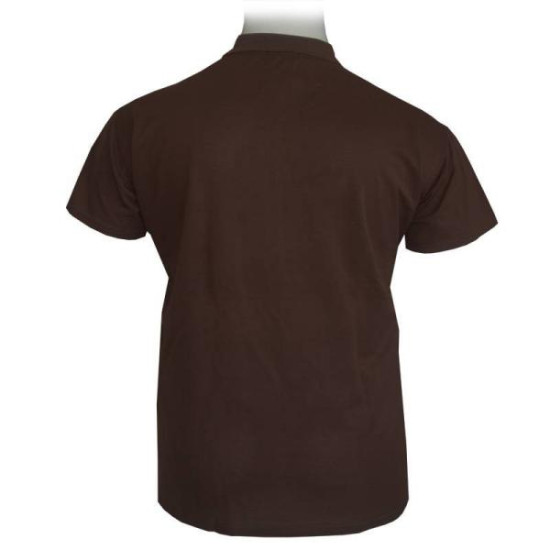 Polo πικέ κοντομάνικο μονόχρωμο - Dark Wood