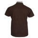 Polo πικέ κοντομάνικο μονόχρωμο - Dark Wood