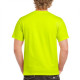 Μονόχρωμο βαμβακερό t-shirt - Safety Green