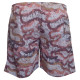 Βερμούδα μαγιό με print σχέδιο - Rosy brown