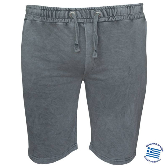 Βερμούδα jersey pennie stone washed,της Leo Collection - SHARK SKIN