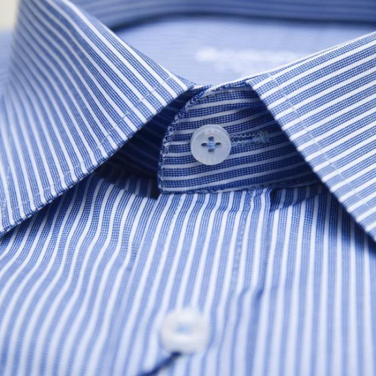 Πουκάμισο ριγέ με τσέπη μακρυμάνικο - .ΡΑΦ.