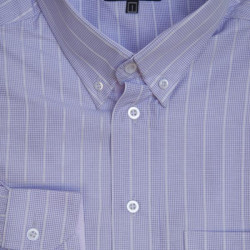 Πουκάμισο με μακρύ μανίκι ριγέ/πτι-καρό - ΛΙΛΑ