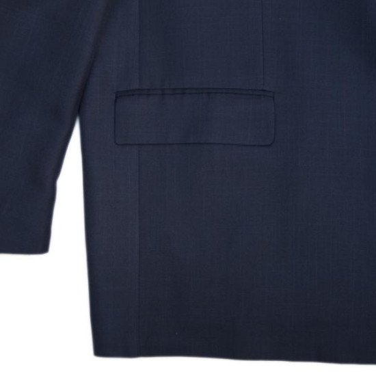 Σακάκι κουστουμιού μονόχρωμο υπερμέγεθος - ΜΠΛΕ