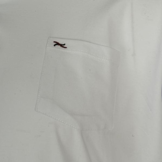 Polo μακό pennie με τσέπη και κεντητή λεπτομέρεια - ΛΕΥΚΟ