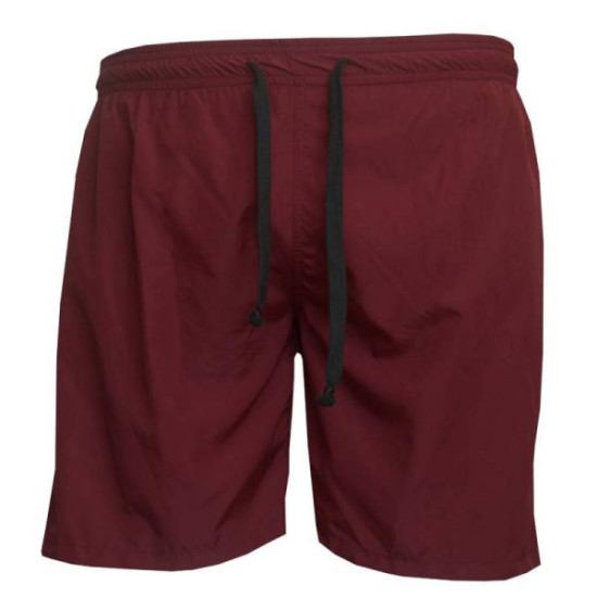 Μαγιό βερμούδα μονόχρωμη - Bordeaux