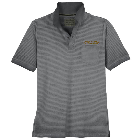 King Size Stone Washed Jersey Polo 