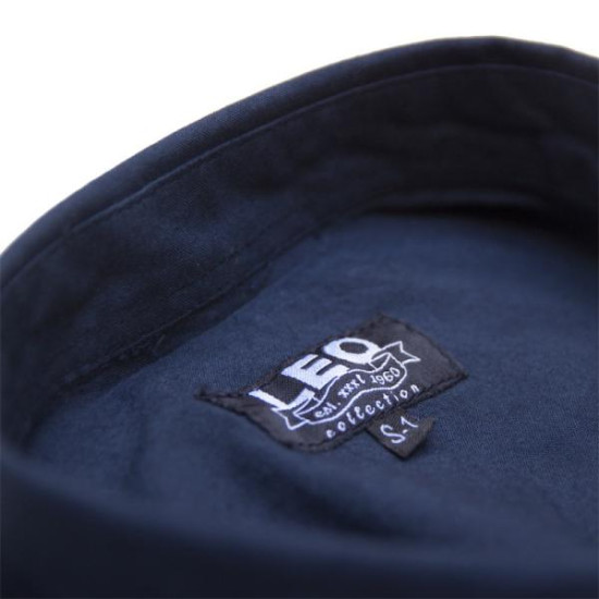 Πουκάμισο τύπου Cargo μακρυμάνικο βαμβακερό - Dark Blue