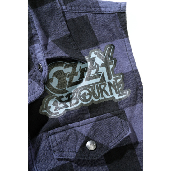 Ozzy Checkshirt Sleeveless - Black/Slate Grey