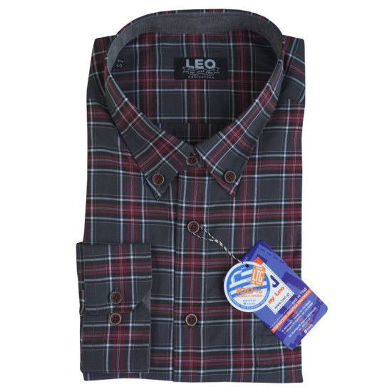 Πουκάμισο καρό γαλλικής ραφής 