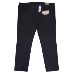 Καπαρτινέ χειμερινό σταθερό παντελόνι - ΜΑΥΡΟ