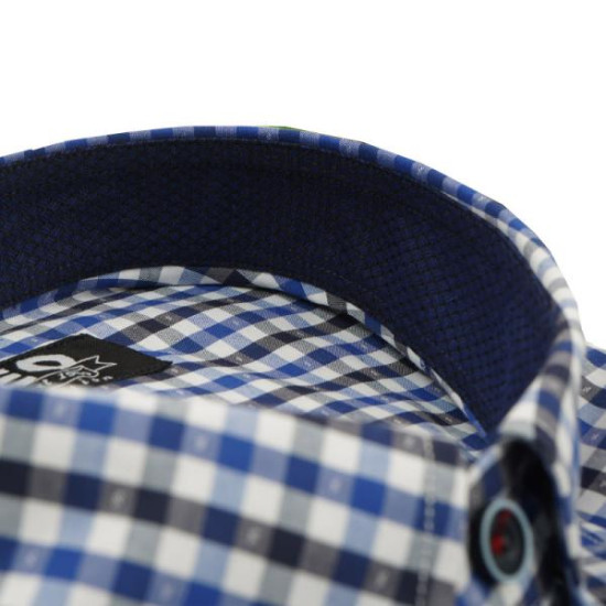 Πουκάμισο καρό γαλλικής ραφής 