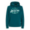Jack & Jones Elogo Sweat Hoodie με μεταξοτυπία - Deep Teal