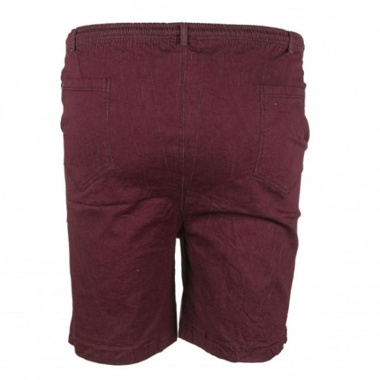 Ελαστική Stonewashed καπαρτινέ βερμούδα 