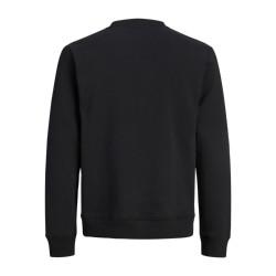 Jack & Jones Aero sweat crew neck +fit,φούτερ μπλούζα με μεταξοτυπία - Black Jack & Jones Aero sweat crew neck +fit,φούτερ μπλούζα με μεταξοτυπία - Black