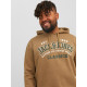 Jack & Jones Elogo Sweat Hoodie με μεταξοτυπία - Americano Brown