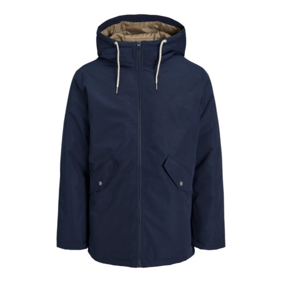 Jack & Jones Loop Parka Jacket - Navy Blazer