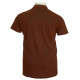 Polo πικέ κοντομάνικο μονόχρωμο - Dark Tan