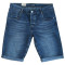 Ελαστική denim βερμούδα slim fit 