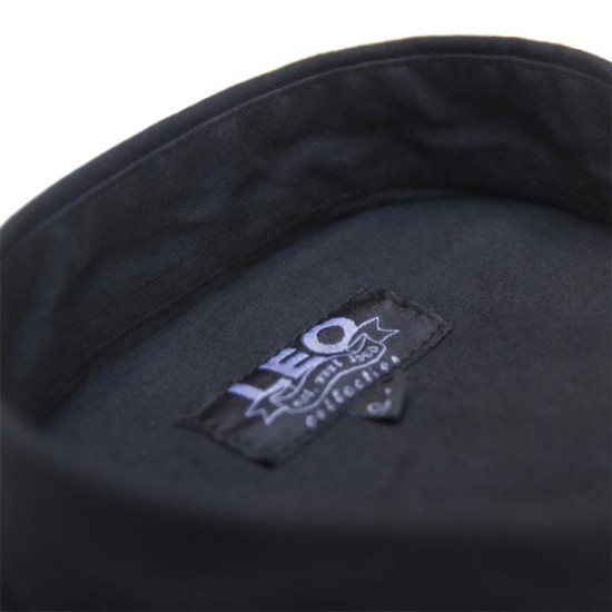 Πουκάμισο τύπου Cargo μακρυμάνικο βαμβακερό - Coal Black