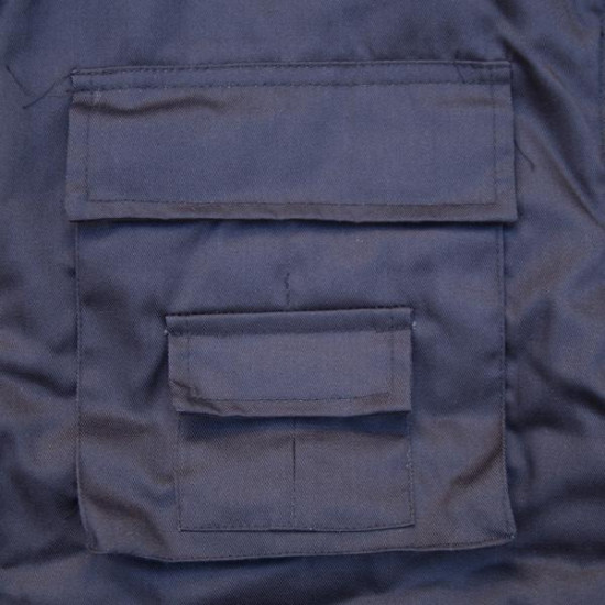 Γιλέκο δημοσιογραφικό καπαρτινέ με επένδυση - Coal Black