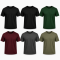 6Pack T-shirt Προσφορά 3+3 - 2Black,Forest Green,Charcoal,Maroon,Khaki