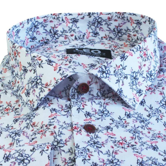 Digital print ελαστικό μακρυμάνικο πουκάμισο 