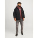 Jack & Jones Loop Parka Jacket - Black Rock