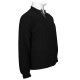 Βαμβακερή Polo wool feel με κέντημα στο στήθος by Leo collection - Black