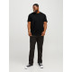 Μονόχρωμο βαμβακερό t-shirt by Jack & Jones - Black